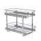 Household Essentials Glidez Chrome 2-Tier Cabinet Organizer